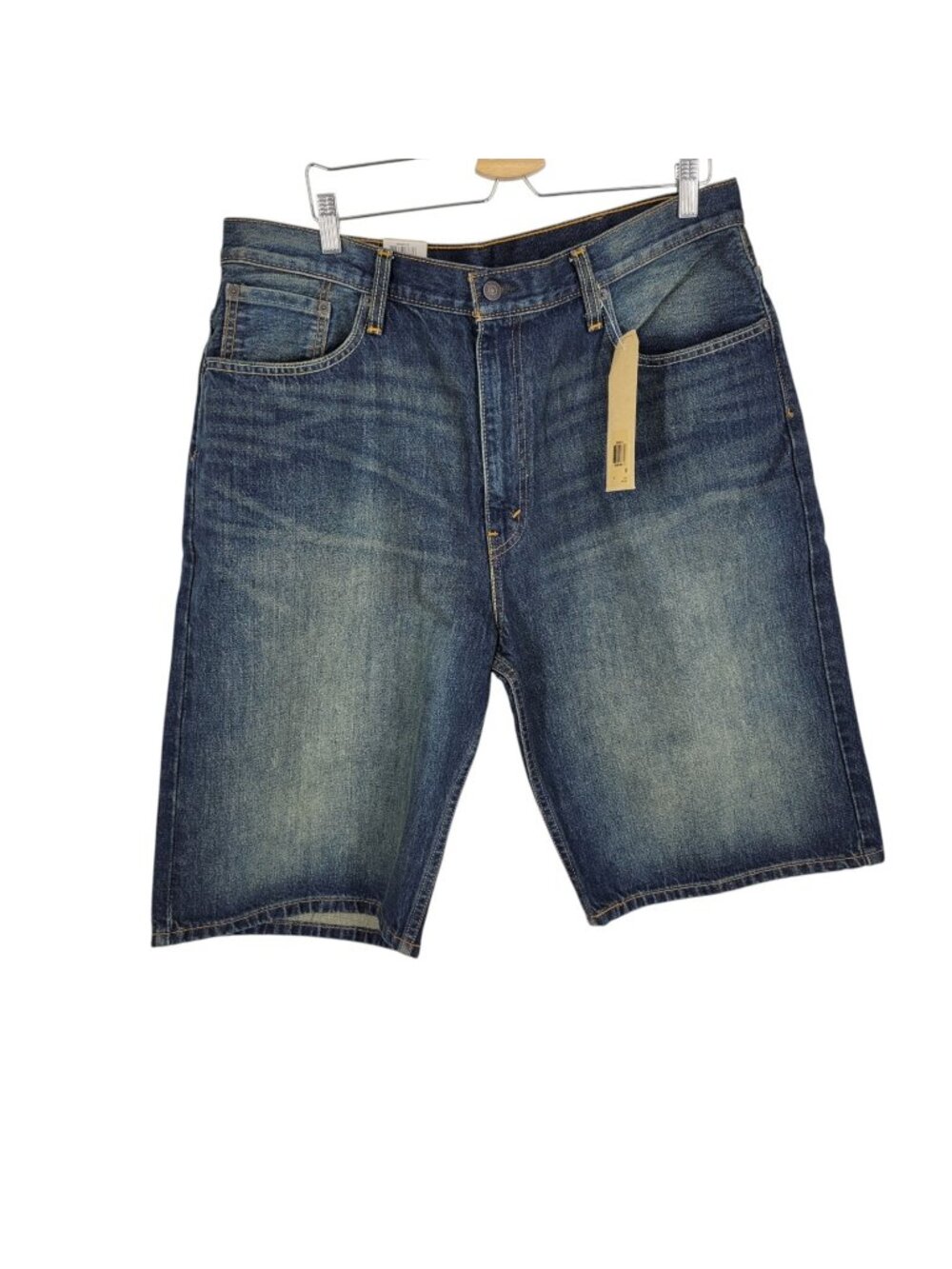 Levi's 569 Loose Straight Denim Shorts 38 Blue Jean Baggy Y2K Skater NWT